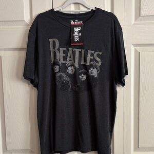 The Beatles Men’s Black Graphic T-Shirt short sleeve size XL NWT